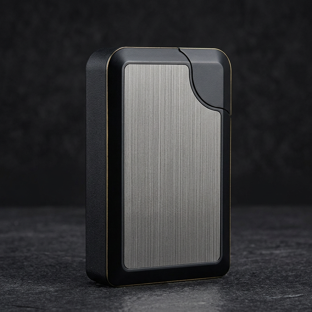Slate Case black frame and side view