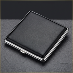 Leather Slim black leather texture and frame detail