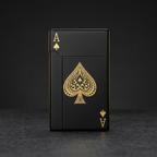 Noir Ace black and gold Ace of Spades front view
