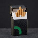 Volt Case open storage compartment; cigarettes shown for illustration only