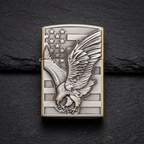 Soar lighter raised eagle and feather detail