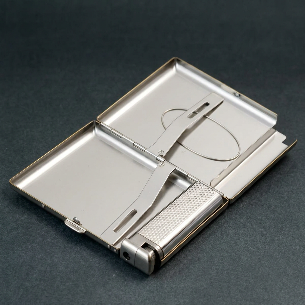 Duo Case retaining clips and textured lighter detail