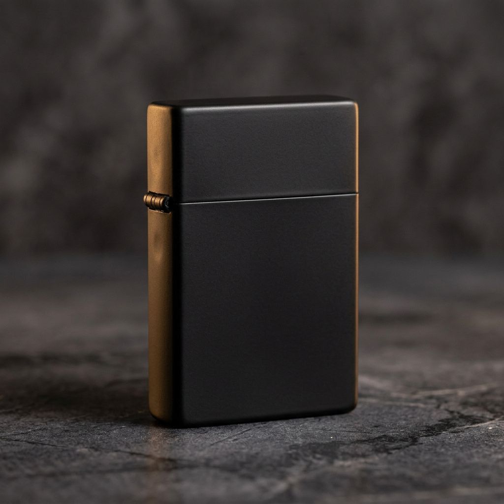 Signature Lighter closed angled side view