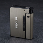 Focus Case angled side view with lighter holder