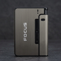 Focus Case brushed grey front view
