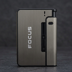 Focus Case brushed grey front view