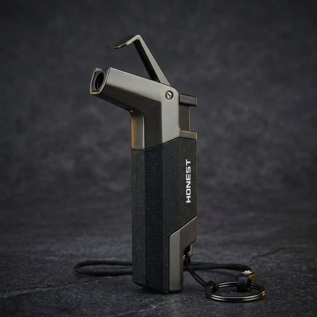 Apex Torch lighter with nozzle cover open