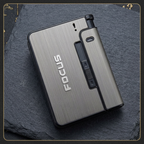 Focus Case brushed finish and dispensing slider detail