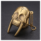 Fang skull lighter three-quarter side view