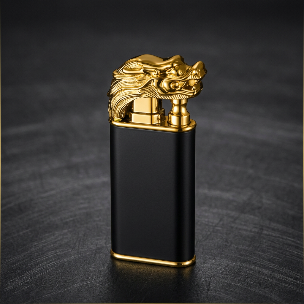 Draco Lighter angled side view