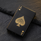 Noir Ace gold-tone spade artwork detail