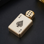 Ace Torch ornate spade artwork and dice detail