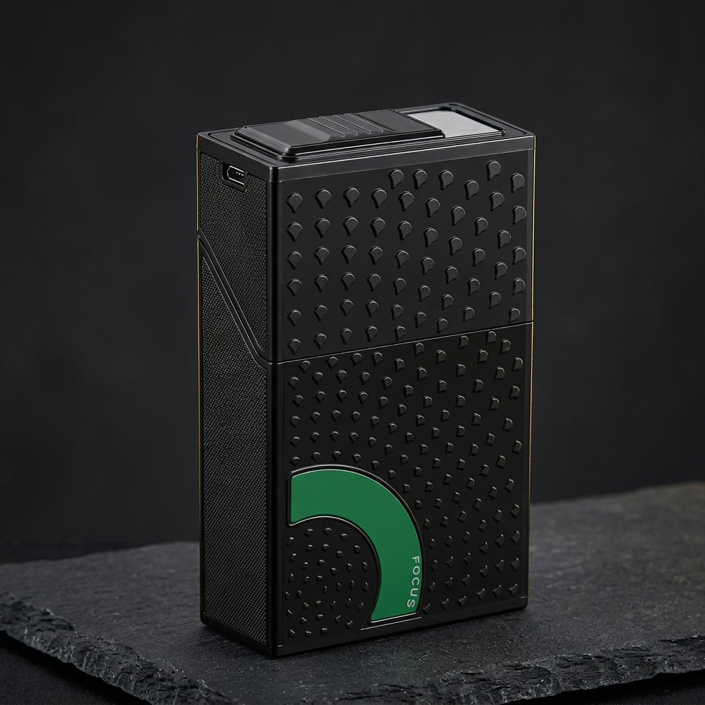 Volt Case angled side view with charging port