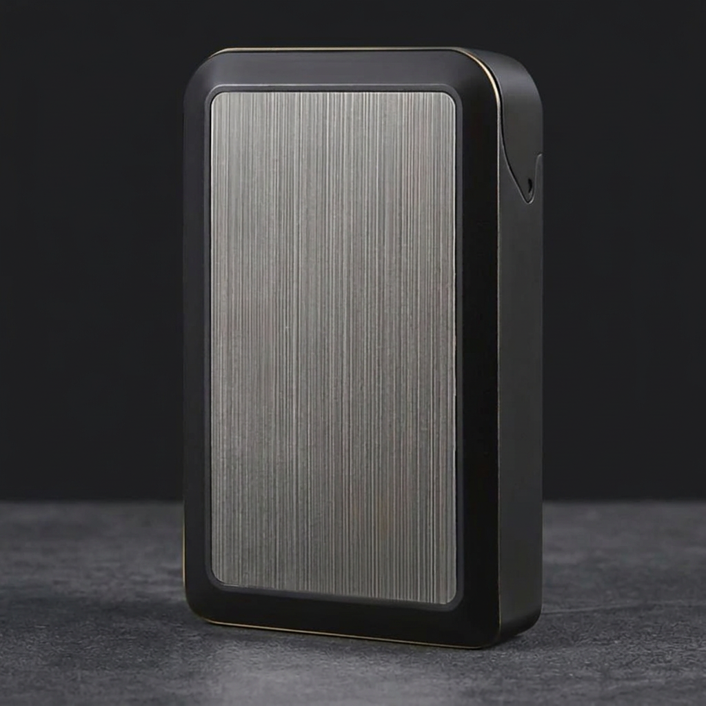 Slate Case brushed grey front view