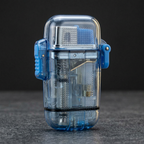 Glacier Lighter blue side hardware and angled view